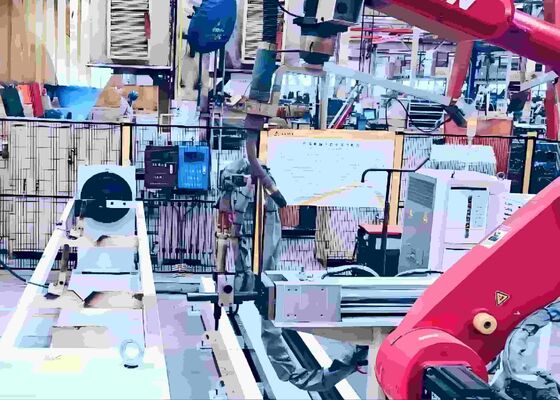 Estación de trabajo de soldadura robótica estándar y flexible para equipos de ingeniería y construcción naval