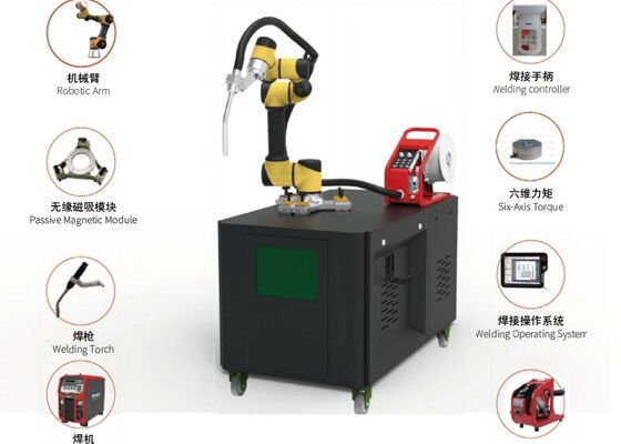 Modelo de robot colaborativo de soldadura por arco de 600 mm Modelo QM-S1000