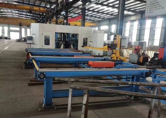 BHD700/3 línea de máquina de perforación de vigas CNC para acero de sección H equipado con tres husillos
