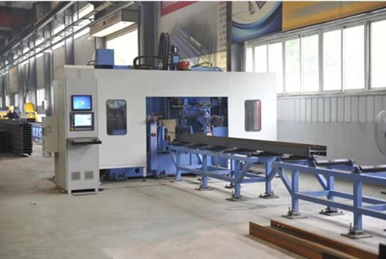 Perforadora de alta velocidad del CNC del control de sistema del CNC para el haz 1250×600m m de H