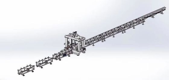 Línea de alta velocidad de la perforadora del canal del haz de la fabricación H U I de China con la alta producción Efficien